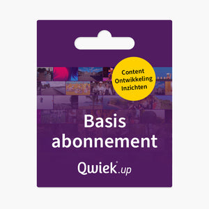 Qwiek.up basis abonnement