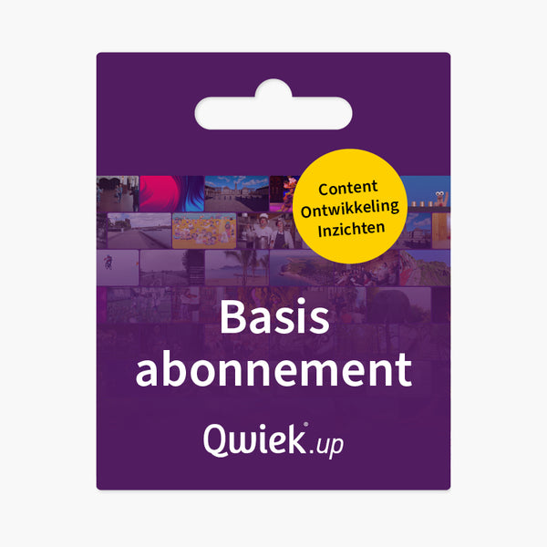 Qwiek.up basis abonnement